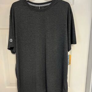 Men's Black Heather Wicking T-Shirt